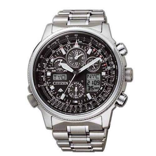 Image of mat titanium Promaster quartz med Eco-Drive Herre ur fra Citizen